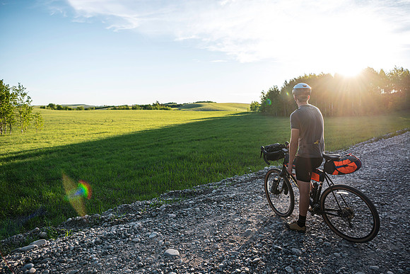 James rides a route starting and ending in Rexburg and looping through Green Canyon and Heisi Hot Springs.