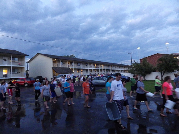 July 15, 2014 Over an inch of rain in less than an hour created a flash flood through Rexburg streets, through a few BYU-Idaho buildings and also flooded several students basement apartments. The even