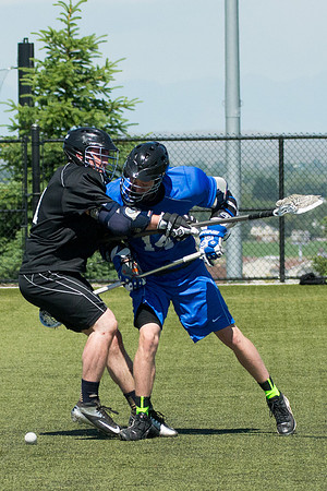 Brigham Young University-Idaho's men's lacrosse plays in the upper fields on campus.