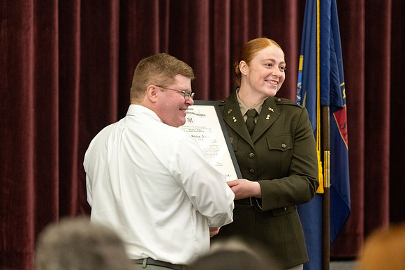 BYU-Idaho's, Reserve Officers' Training Corps Commissioning ceremonies.