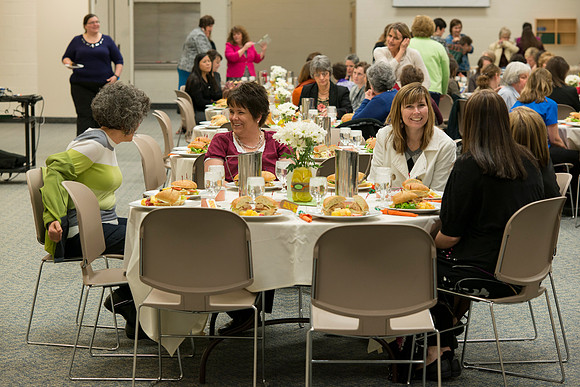 A Luncheon dedicated to the women who work on BYU-I campus.