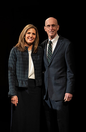 Brother and sister Eyring speak at the opening devotional of Winter semester 2021.