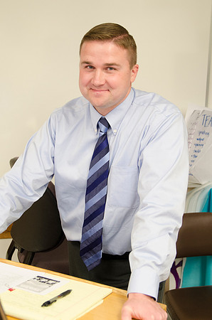 Jeff Pulsipher, of the Teacher Education Falcuty, instructs his Elementary Education Practicum Class.