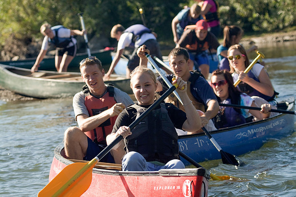 Outdoor Recreation, Student Activities Program, canoeing