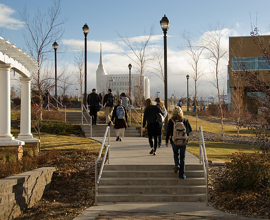 Temple from Campus