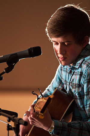 Students participate in Acoustic Cafe II where they perform covers of top 40 hits.