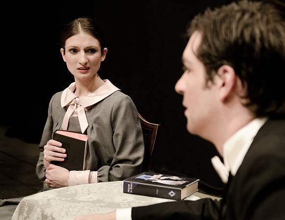 Promotional pictures for Enchanted April Theater production directed by Justin Bates.