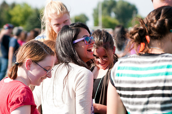 Students are excited to get back to school.