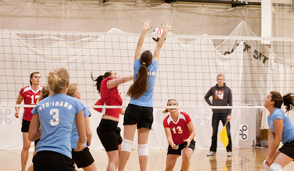 BYU-Idaho�s volleyball teams compete to win the championship title and the coveted championship t-shirt, which is sure to be seen worn on campus the next day.