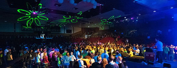 iCover is a student talent event where students perform covers to hit songs, followed by a dance after the show.