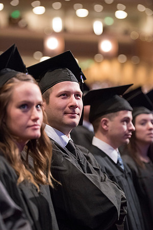 BYU-Idaho graduates at Commencement ceremony. Photo by Ryan Chase