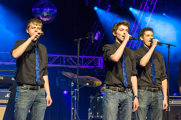 Students perform various song arrangements of either covers or original peices.