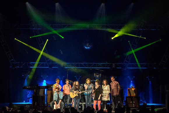 Students perform various song arrangements of either covers or original peices.