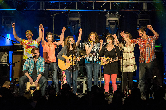 Students perform various song arrangements of either covers or original peices.