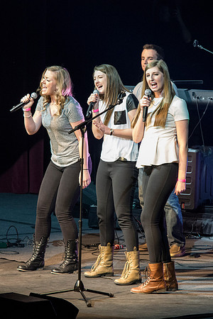 Students perform various song arrangements of either covers or original peices.