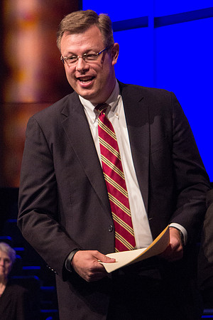 Clark G. Gilbert will assume the responsibilities of President of BYU-I this following April. Taken by Erik Hill.