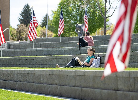 Ampitheater Memorial Day Flags - May 2025