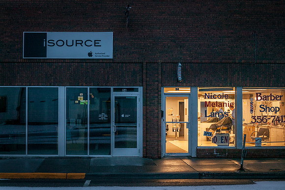 I walk past this little Barber Shop every Monday, Wednesday, and Friday morning on my way to class at 0730. There is almost always somewhere there to visit with Larry and get their haircut.