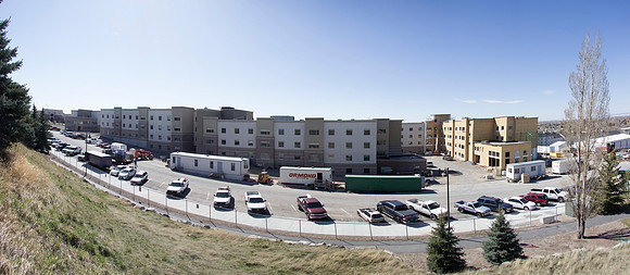 A panoramic view of the new Campus Housing Project.