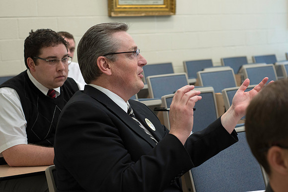 A discussion about "Blind Obedience vs. Loyal Support in the LDS Workplace" was presented by Nathaneal Adams.