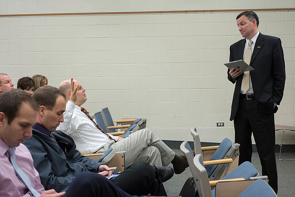 A discussion about "Blind Obedience vs. Loyal Support in the LDS Workplace" was presented by Nathaneal Adams.