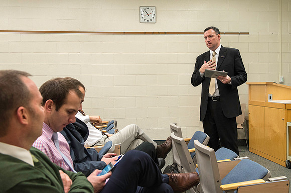 A discussion about "Blind Obedience vs. Loyal Support in the LDS Workplace" was presented by Nathaneal Adams.