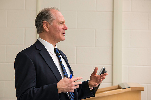 "Crossing Boundaries: One Look at Interdeparmental Cooperation at BYU-Idaho" was presented by Ric Page.