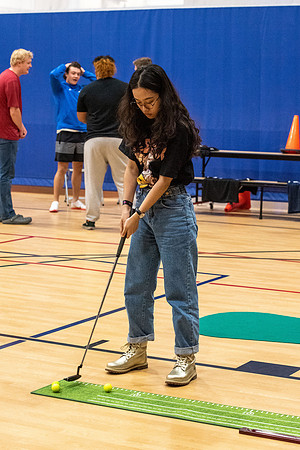 Students participating in all the indoor and outdoor activities around campus.