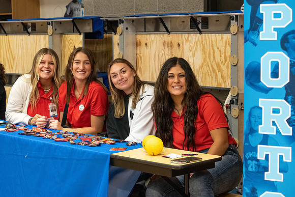 Students participating in all the indoor and outdoor activities around campus.