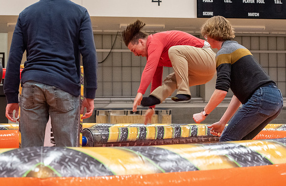 Students participating in all the indoor and outdoor activities around campus.