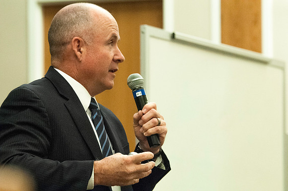 The Faculty Conference held in the Hinckley Building is a forum for academic dialogue. It began with keynote speaker Ann Marie Harmon, then separated into various classes and concluded with various ex