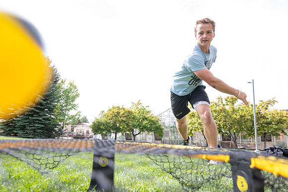Spike Ball in the Gardens - Sept 2025