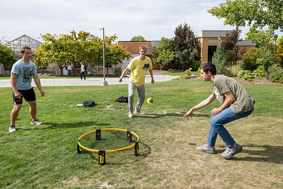 Spike Ball in the Gardens - Sept 2025