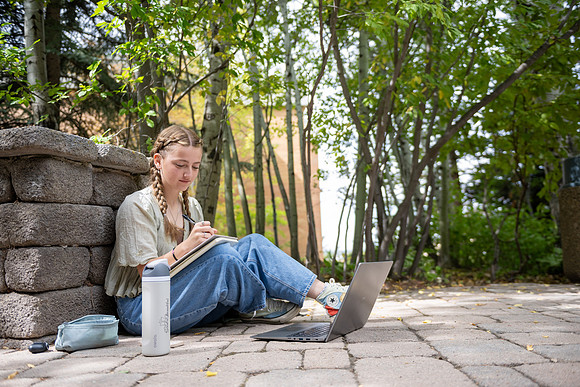 Students Studying on Campus - Sept 2025