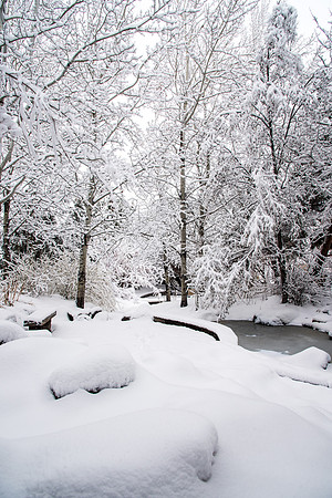 BYU-Idaho campus becomes a Winter Wonderland on graduation day.