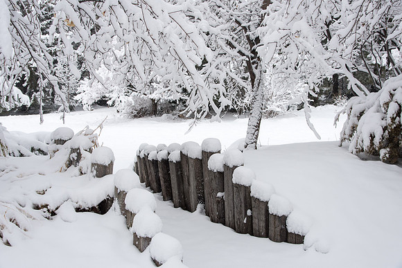 BYU-Idaho campus becomes a Winter Wonderland on graduation day.