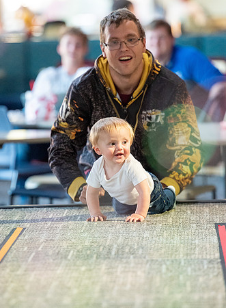 Spirit week baby racing event at the MC!
