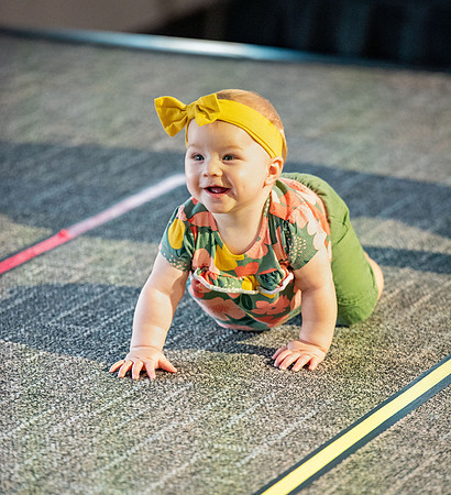 Spirit week baby racing event at the MC!