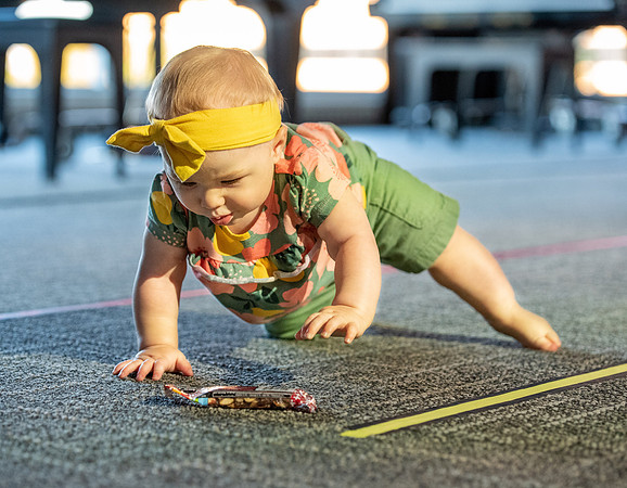 Spirit week baby racing event at the MC!