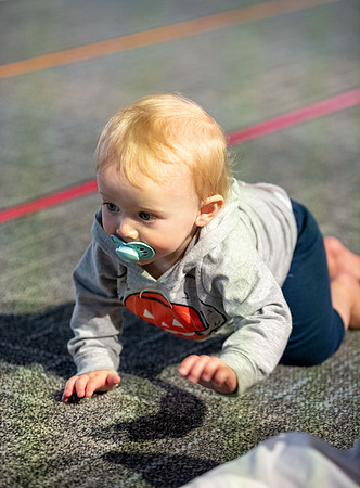 Spirit week baby racing event at the MC!