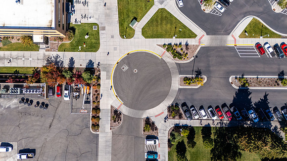 Various Drone Shots On Campus - Sept. 2025