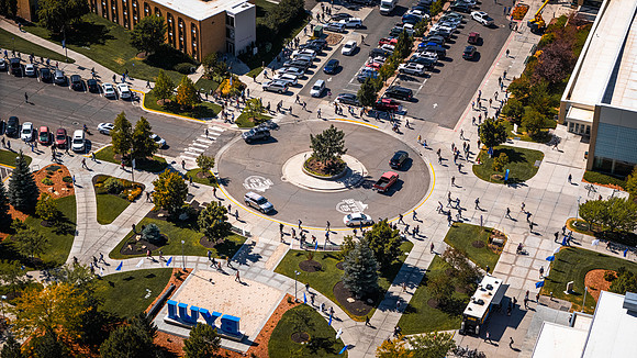 Various Drone Shots On Campus - Sept. 2025