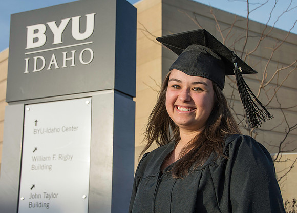 Graduation at BYU-Idaho.