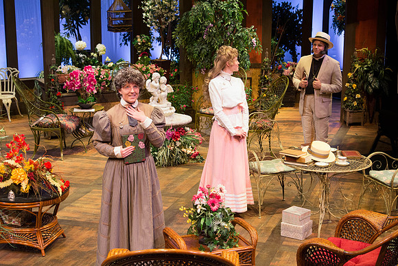 The cast of Brigham Young University-Idaho's production of "The Importance of Being Earnest" pose scenes and moments from the performance.