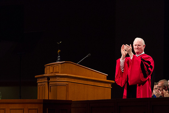 In the spirit of reverance, let us practice "clapping" for our graduates.