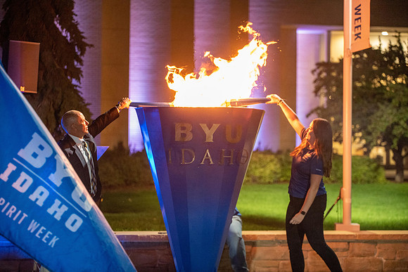 Spirit Week Torch Lighting - Oct 2022
