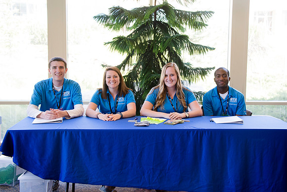 Students gather for Get Connected.