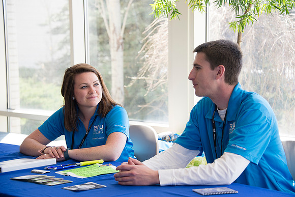 Students gather for Get Connected.