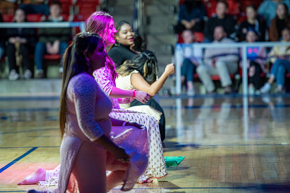 Students performing at cultural night.