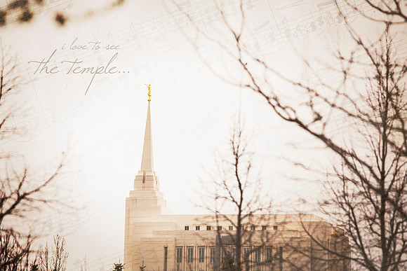 "I Love To See The Temple" is a children's Primary Hymn that reminds us of why we should go to the temple.
